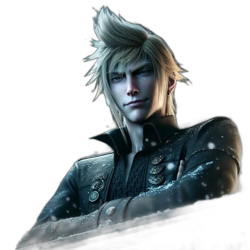 jacket, staff, face, dragon transparent PNG cut-out