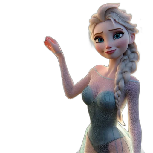 dress, 3d render, concept art, fantasy art transparent PNG cut-out