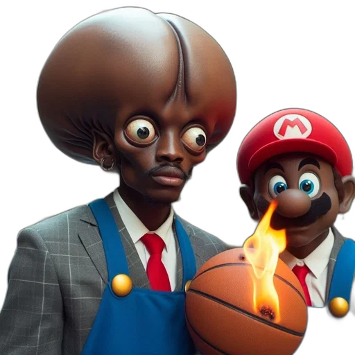 mask, hat, hair, concept art transparent PNG cut-out