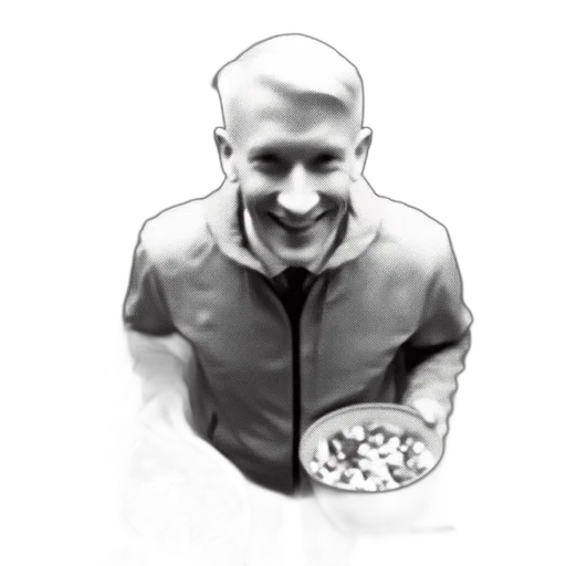 jacket, face, cartoon, concept art transparent PNG cut-out