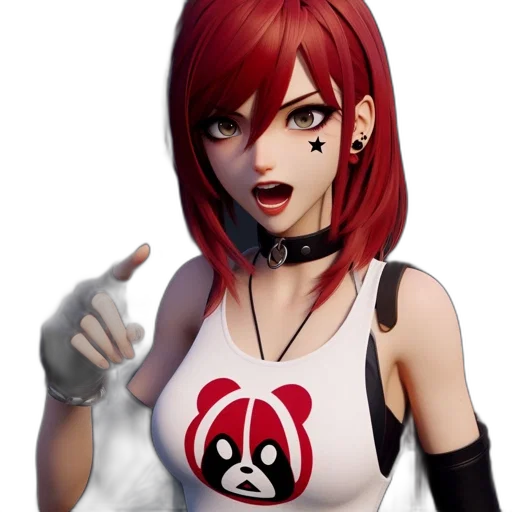 face, staff, concept art, anime transparent PNG cut-out
