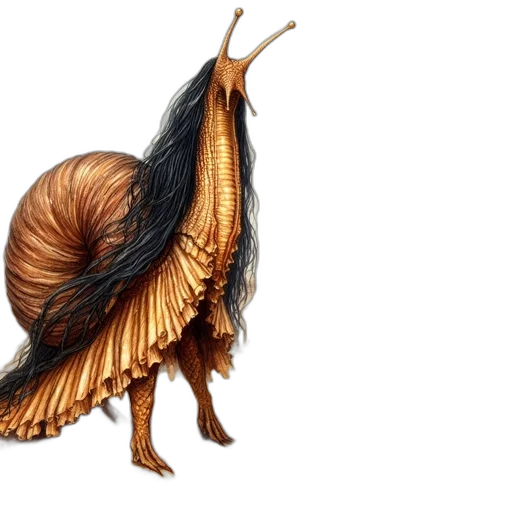 hair, dragon, animal, creature transparent PNG cut-out