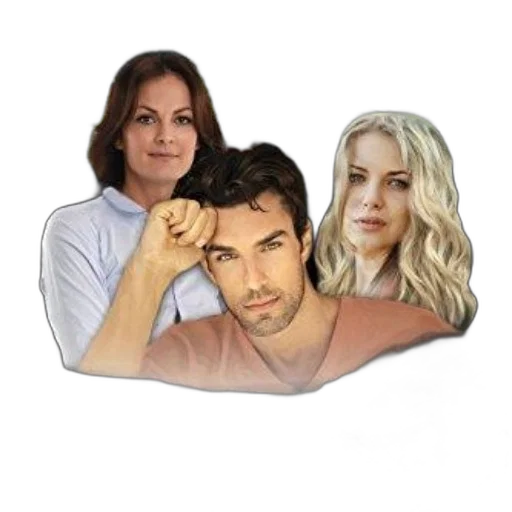 movie, poster, featuring, three transparent PNG cut-out