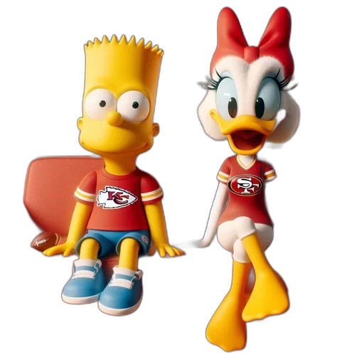 3d render, concept art, cartoon, bart transparent PNG cut-out