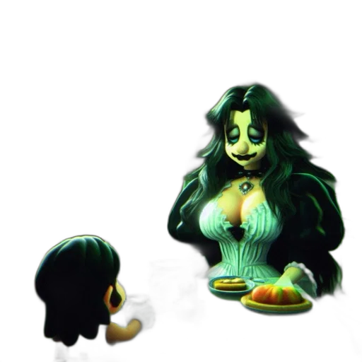 food, hair, creature, concept art transparent PNG cut-out