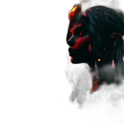 face, mask, dragon, crown transparent PNG cut-out