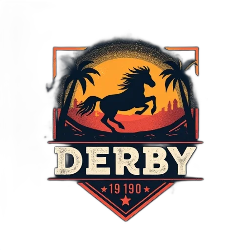 let, move, derby, logo transparent PNG cut-out