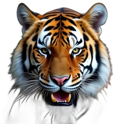 animal, face, photorealistic, 3d render transparent PNG cut-out