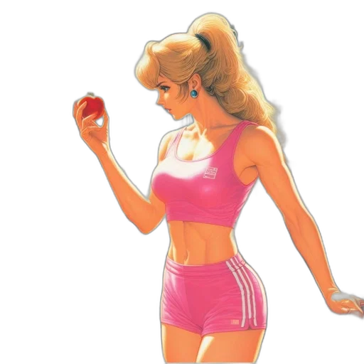 dress, vaporwave, concept art, pixel art transparent PNG cut-out