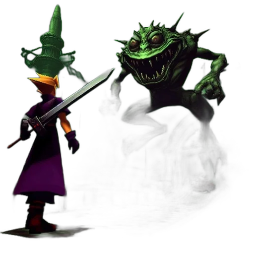 staff, mask, creature, concept art transparent PNG cut-out