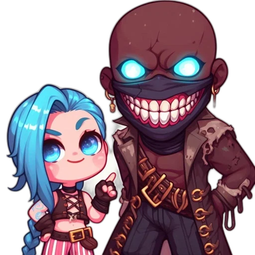 pixel art, concept art, cyberpunk, cartoon transparent PNG cut-out