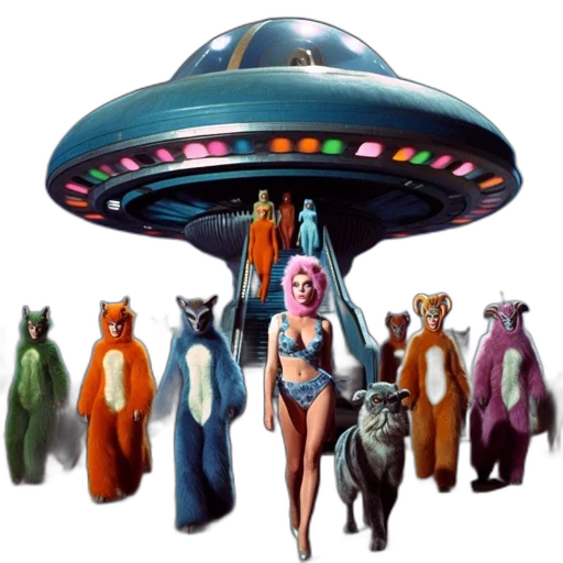 concept art, comic book art, outer space, large transparent PNG cut-out