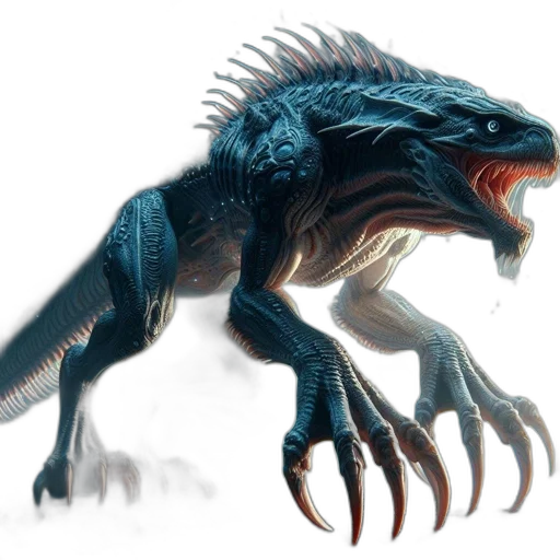 dragon, creature, animal, concept art transparent PNG cut-out