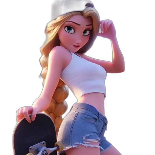 hat, staff, dress, weapon transparent PNG cut-out