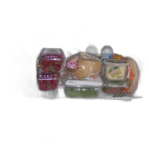 food, refrigerator, filled, various transparent PNG cut-out