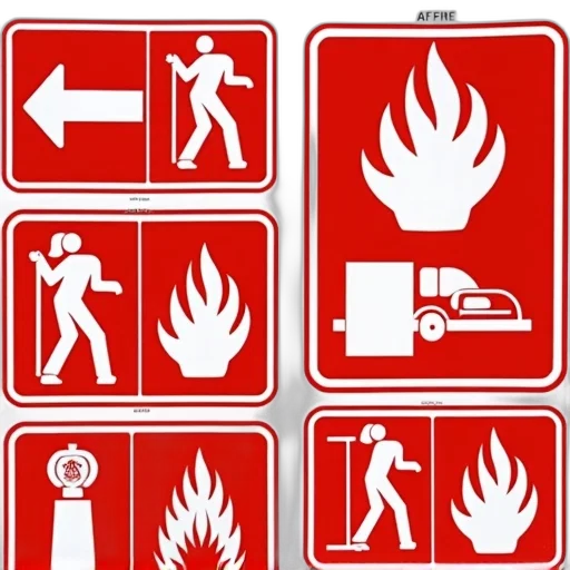 concept art, fire, collection, safety transparent PNG cut-out