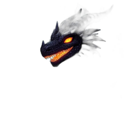 dragon, mask, creature, animal transparent PNG cut-out