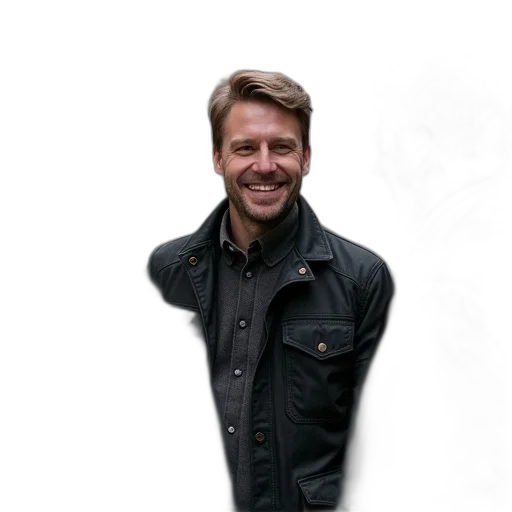 jacket, staff, face, animal transparent PNG cut-out