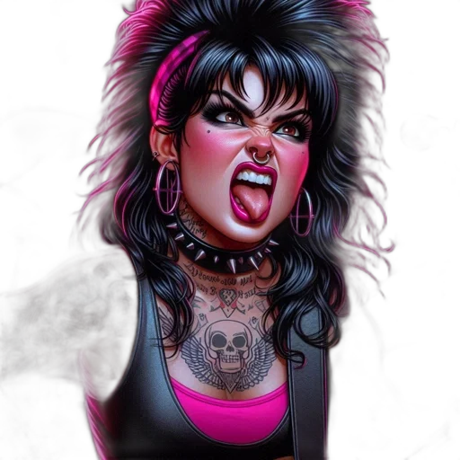 comic book art, cyberpunk, photorealistic, concept art transparent PNG cut-out