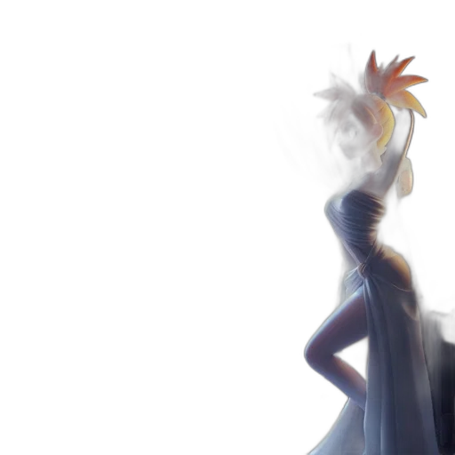 dress, crown, dragon, creature transparent PNG cut-out