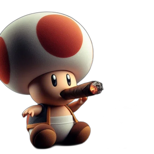 hat, weapon, staff, 3d render transparent PNG cut-out
