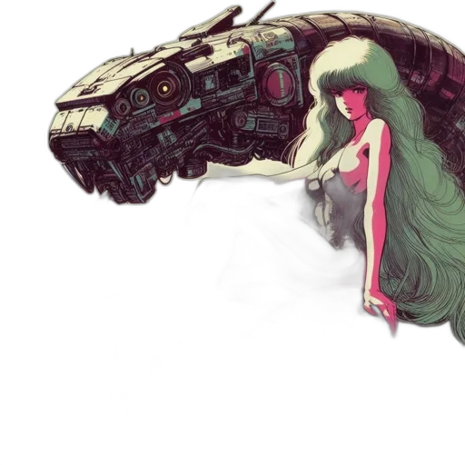 creature, robot, dragon, dress transparent PNG cut-out