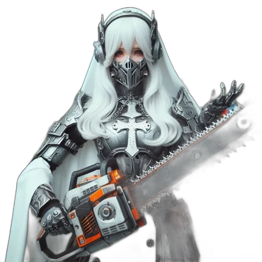 robot, weapon, staff, sword transparent PNG cut-out