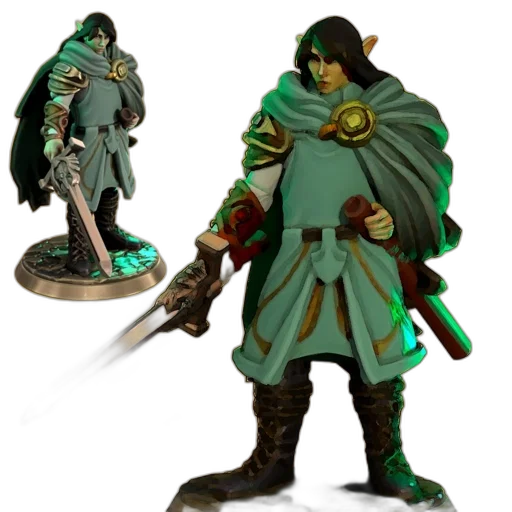 concept art, fantasy art, 3d render, pixel art transparent PNG cut-out