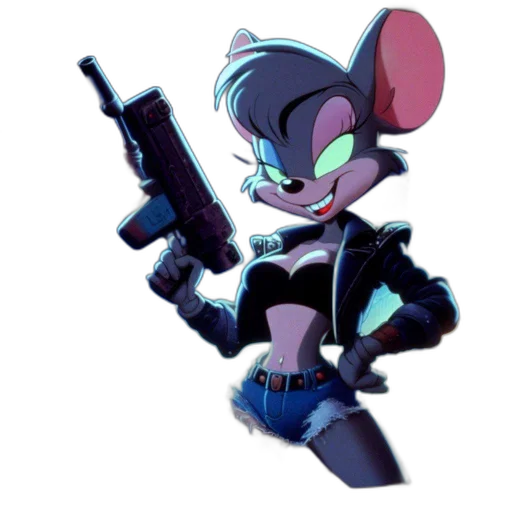 weapon, jacket, animal, staff transparent PNG cut-out