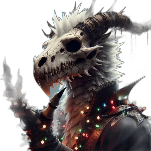 dragon, mask, creature, animal transparent PNG cut-out