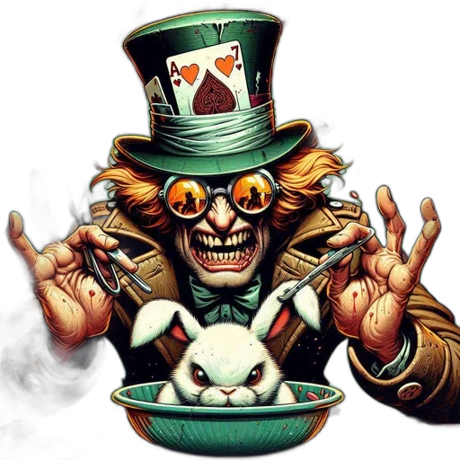 hat, concept art, comic book art, pixel art transparent PNG cut-out