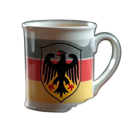 3d render, germany, coat, arms transparent PNG cut-out