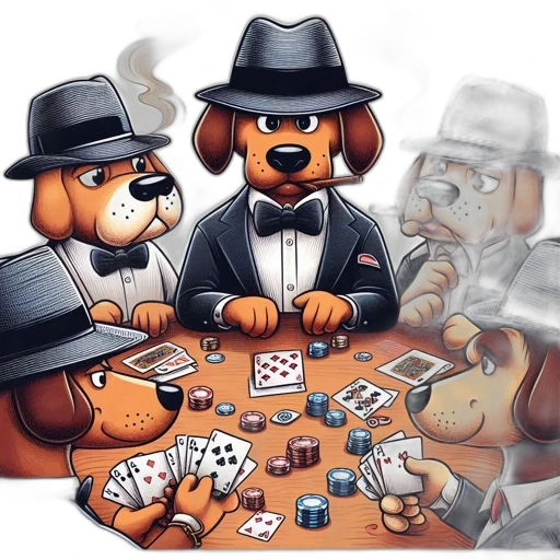 concept art, cartoon, animated, dogs transparent PNG cut-out