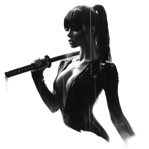 weapon, staff, concept art, cyberpunk transparent PNG cut-out