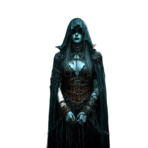 dress, staff, mask, face transparent PNG cut-out
