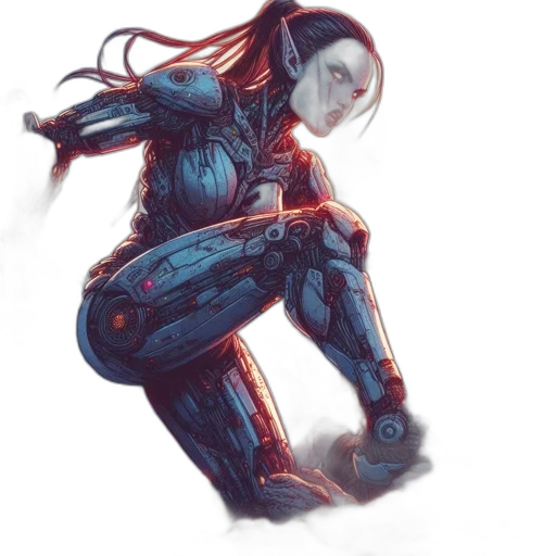 robot, creature, weapon, mask transparent PNG cut-out