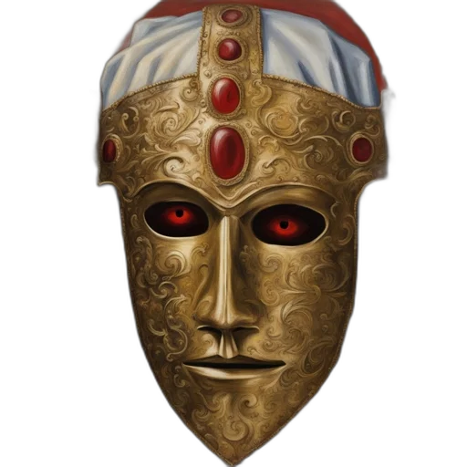 mask, face, crown, robot transparent PNG cut-out