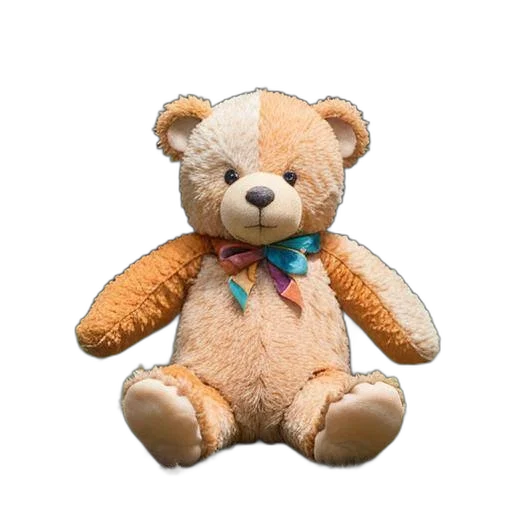 brown, teddy, bear, bowtie transparent PNG cut-out