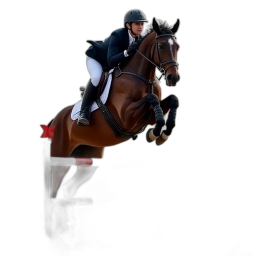 animal, photorealistic, 3d render, horse transparent PNG cut-out