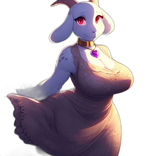 dress, creature, staff, animal transparent PNG cut-out