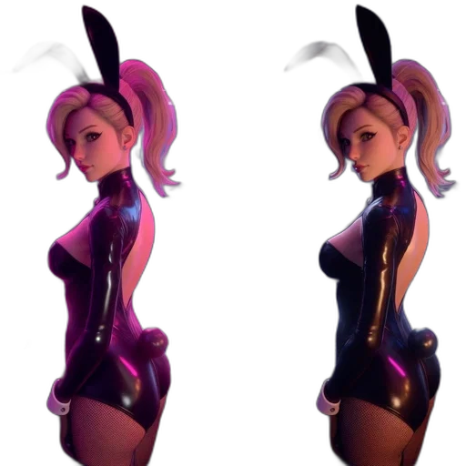dress, 3d render, concept art, cyberpunk transparent PNG cut-out