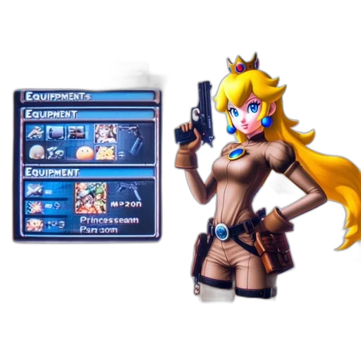 weapon, staff, crown, pixel art transparent PNG cut-out