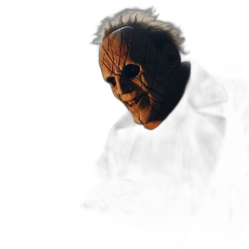 mask, face, creature, staff transparent PNG cut-out