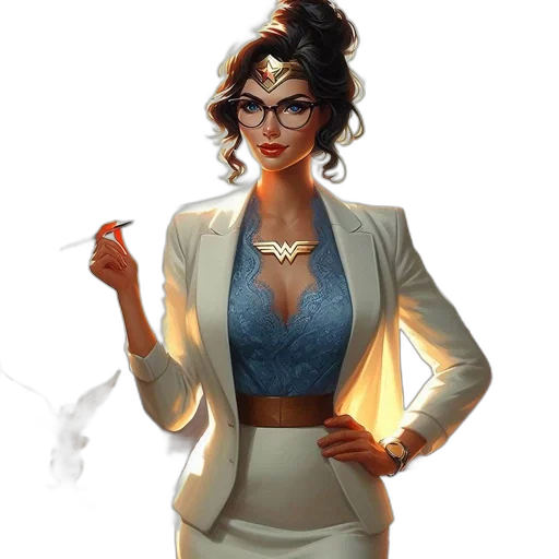 staff, dress, jacket, jewelry transparent PNG cut-out