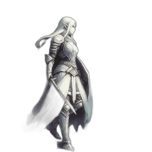 sword, weapon, staff, dress transparent PNG cut-out