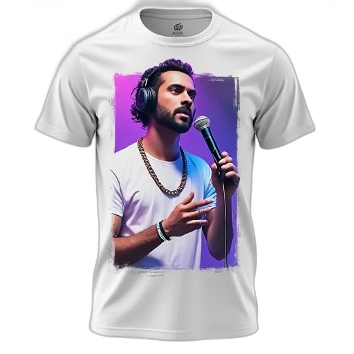 vaporwave, white, t-shirt, graphic transparent PNG cut-out