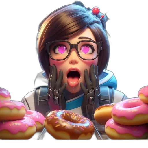 food, concept art, pixel art, anime transparent PNG cut-out