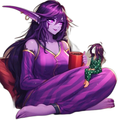 dragon, staff, dress, creature transparent PNG cut-out