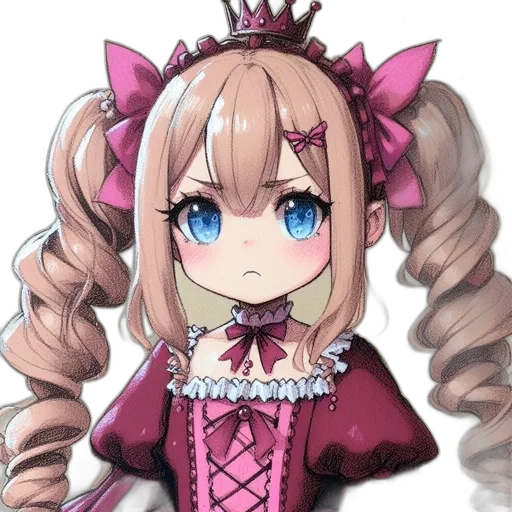 crown, staff, dress, dragon transparent PNG cut-out