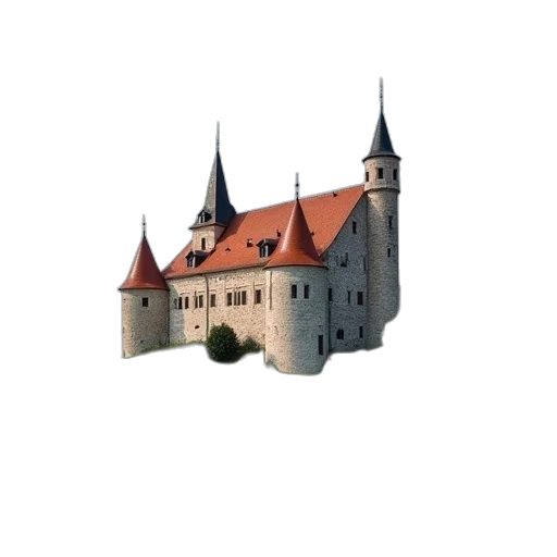 building, crown, staff, sword transparent PNG cut-out